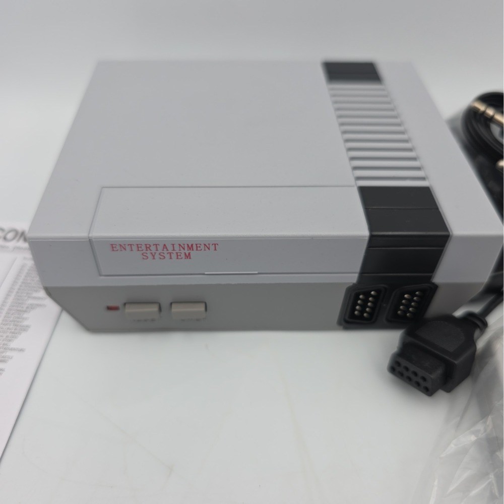 Mini NES Style Retro Game Console Built-In Games 2 Controllers AV Cable - Picture 2 of 10